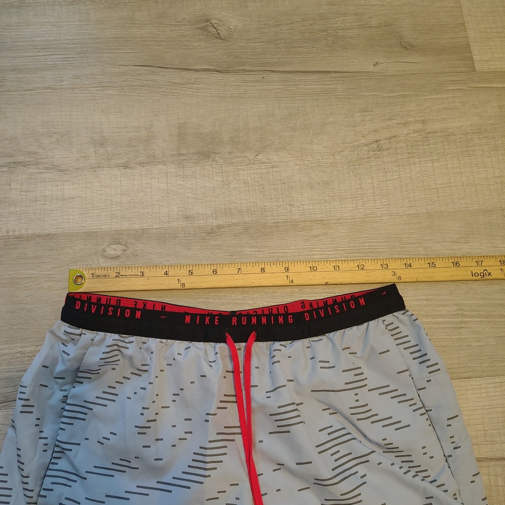 Nike Running Division Dri-FIT Shorts Lot 2 Pairs Women Small Grey Black Lined - Picture 8 of 10